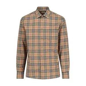 [버버리][명품] 버버리 체크 코튼 셔츠 8070582