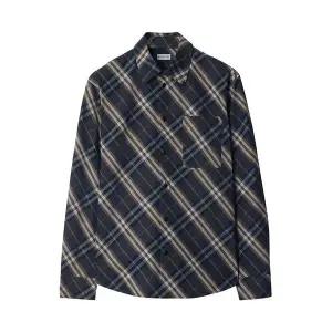 [버버리][명품] 버버리 체크 코튼 셔츠 8105201