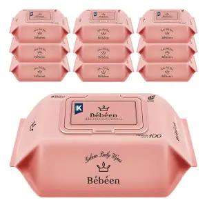 Bebeen 시그니처 유아물티슈 캡형