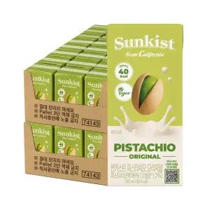[본사직영] 썬키스트 피스타치오 오리지널 190ml 48팩