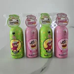 [웰빙창고] 온더바디 발을씻자 짱구에디션 385ml 4개(복숭아2+초코민트2)