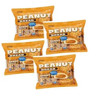 노브랜드 땅콩빵 50g 6개입 x 4팩 고소달콤한 땅콩필링듬뿍