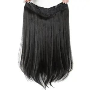 클립형 숱커버 긴머리가발 부분가발 묶은머리가발 여성가발 스트레이트 반가발 긴머리