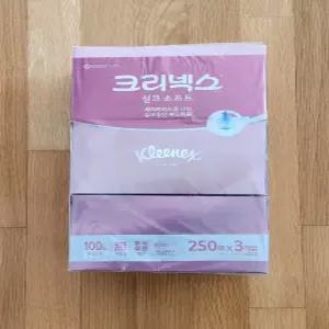 크리넥스 실크 소프트 티슈 250매 3개입 6팩