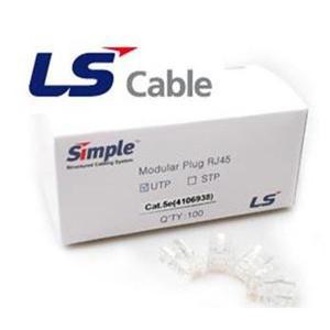 LD[LS전선]LS-RJ45 CAT.5e 8P8C 정품 커넥터 박스 100개/AMP/LS RJ45