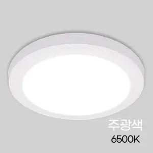 원형 LED 더 심플 직부등 MEGA 8인치 20W 주광/현관/센서등/욕실/매립/인테리어/방습/엘이디/직부/방수