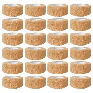 자가점착 탄력 밴드 2.5cm x 4.5m 24개 / 압박 붕대 핑거밴드 스포츠 핑거 테이프