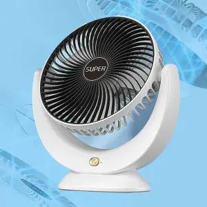 탁상용 선풍기 USB 전원 연결방식 20x7.5x22cm 무소음 (블랙) 탁상용미니선풍기