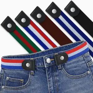 버클없는 벨트 5개 허리벨트 허리조절 밴딩허리띠 남자 여자 데일리 프리사이즈