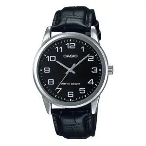 카시오 가죽 손목시계 MTP-V001L-1BDF