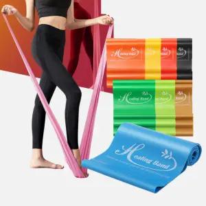 여성 근력강화 스쿼트 라텍스 세라밴드 재활운동 튜빙 근력밴드 밴근