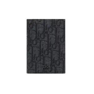 디올 버티컬 2단 오블리크 자카드 카드지갑 2ESCH138YSE H03E