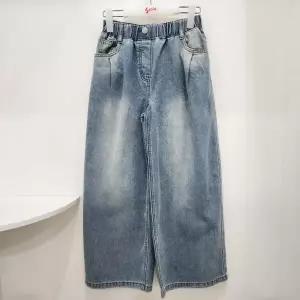 [소이]린넨 라이크 나스판 와이드진 26S1256