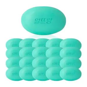 10개 X 8박스 총80개 알뜨랑 그린비누/샤워/미용/세면/손비누/세숫/향기/세정/목욕탕/찜질방/기숙사/대용량