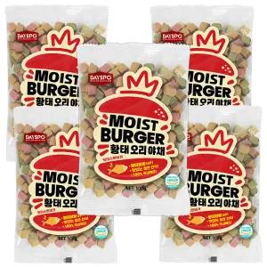 데이스포 모이스트버거 황태 오리 버거 100g X 5개 칭찬 영양간식