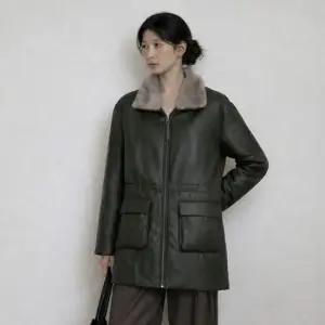 [최초가890 000]사가밍크 카라 램스킨 헝가리구스 다운_KSPD251201