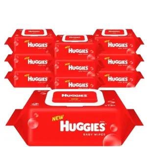 하기스 레드 물티슈 아기 물티슈 캡형 실속팩 72매 20입