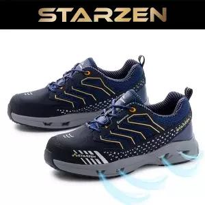 스타젠 4인치 끈타입 보통작업용 미끄럼방지 메쉬 작업화 안전화 SZ-122