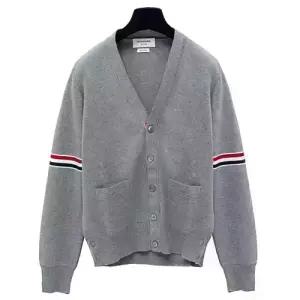 [THOM BROWNE] 톰브라운 남성 코튼 니트 가디건 MKC310AY3007-055