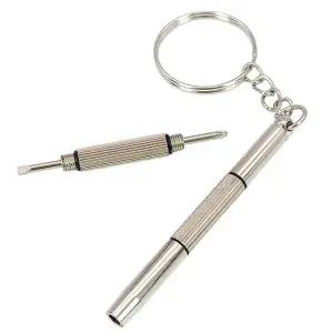 시계 안경 나사 드라이버 휴대용 열쇠고리 키링 시계공구