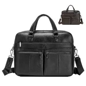 7619 블루마운트 캐주얼 소가죽 남성 서류가방
