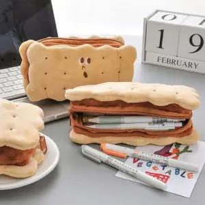 포키비스켓필통 과자 파우치 인형 볼펜 화장품 필기구 다용도 백인백 잡화 여행용 코리아