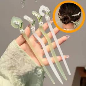 한국 전통비녀 여성 한복머리장식 헤어악세사리 혼례 예식 혼주 2컬러 2디자인