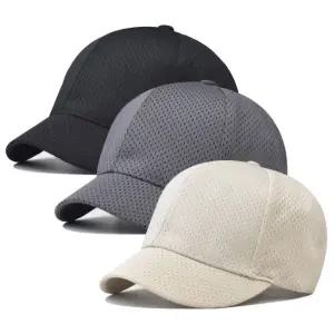 [제이커머스]남녀 여름모자 시원한 에어메쉬 캡모자 숏챙 야구모자 남자모자 여자모자 메쉬볼캡 짧은챙메쉬