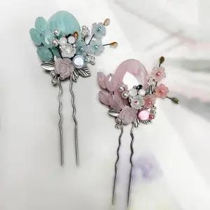 한복뒤꽂이 혼주머리 뒤꽂이 웨딩 헤어핀 올림머리