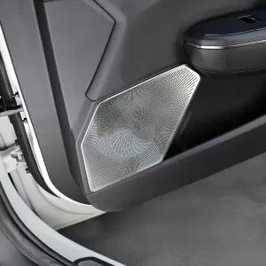 EV5 실버 몰딩 도어스피커 커버 튜닝 용품