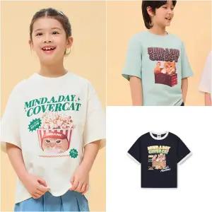 [대구백화점] [탑텐키즈]공용) [커버캣] 코튼크루넥 T(MKG2TS3807)