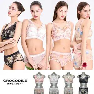 크로커다일 시스루 부케시리즈 (브라팬티 4세트)