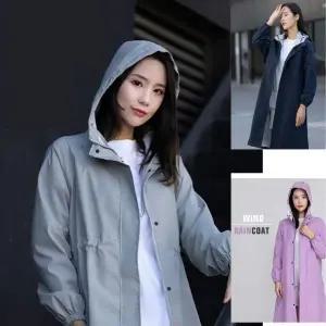 로라 여성용 골프비옷 고급 골프우비 레인코트 방풍자켓 바람막이 캠핑비옷 우의 여자골프비옷