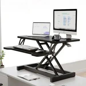 모니터 받침대 높낮이조절 컴퓨터받침대 스탠드 책상 선반