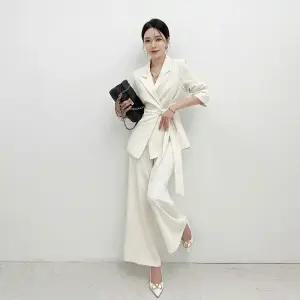 금찌 다나 셔링 자켓 슬랙스 세트 JK7687S