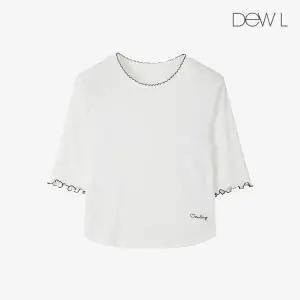 [듀엘링](하남점) 펀칭 레이스 티셔츠 WH_D254MSM113