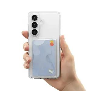 갤럭시 S26 울트라 플러스 탑범퍼 카드수납 케이스 투명 충격방지 젤하드 변색방지