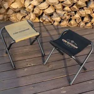 카즈미 캠핑 의자 야외 접이식 미니 낚시 세트