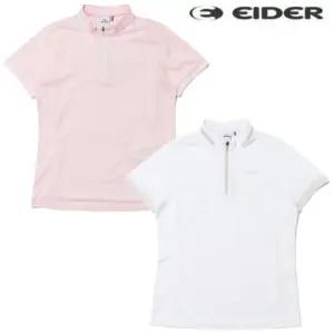 [롯데백화점]아이더 여성 와플 기능성 반팔 짚업 티셔츠 DWM23281