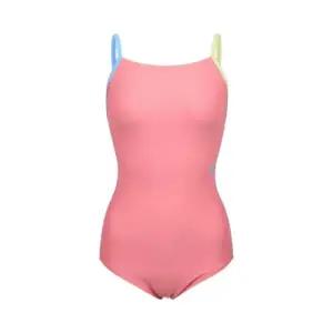 [롯데백화점]레노마 여성 실내 컬러플 솔리드 끈 배색 U백 원피스수영복 LS2G804-PK