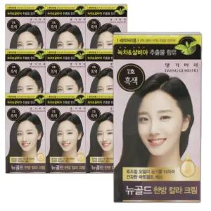 댕기머리 염색약 새치염색약 7호 10개