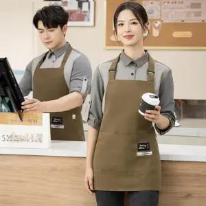 앞치마 제작 방수 카페 나일론 업소용 앞치마