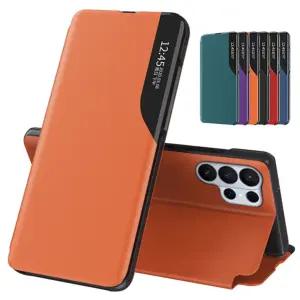 갤럭시S26 S26플러스 S26울트라 클리어뷰 가죽 스탠딩 거치대 플립 커버 핸드