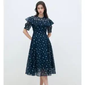 [JJ지고트](신세계 사우스시티)플로럴 프릴 플레어 원피스 GR5A0OP501