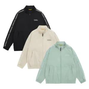 [롯데백화점]내셔널지오그래픽 우븐 트레이닝 집업점퍼 K231UFT250