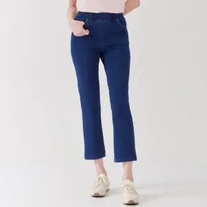 [지센] [에센셜] 저지 스판 풀밴드 슬림 데님팬츠 LCDPP471_IN