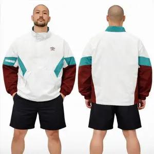 [셀러허브]엄브로 팝러쉬 컬러블럭 스탠넥 아노락 / SWEETCORN UR123CWT34 (S46342806)