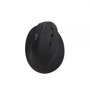 지클릭커 오피스프로 OPV10 크루아상 무선 블루투스 인체공학 손목보호 버티컬 LED 마우스 (블랙)YS