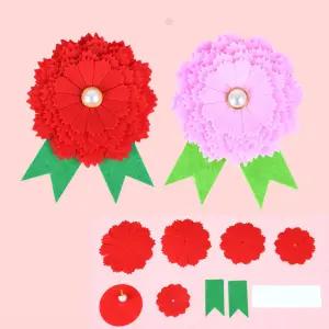 카네이션 DIY키트 5개세트 만들기 어버이날 스승의날 뱃지