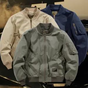 남성 자켓 유니클로질샌더 Ma-1 같이 세련 블루종 점퍼 심플 항공점퍼 오버핏